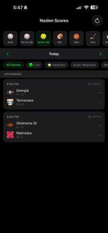 NoslenScores screenshot 3