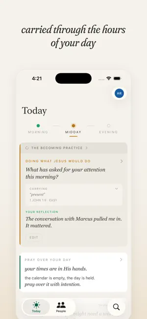 becoming · formation companion screenshot 2