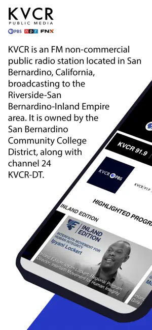 KVCR Public Media App screenshot 1