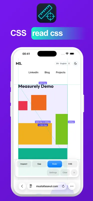 Measurely: Web Pixel Ruler screenshot 4 of 4