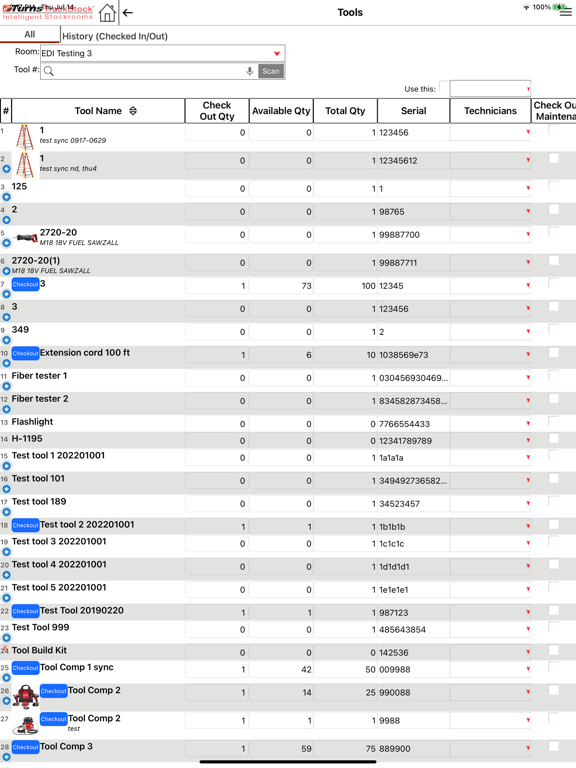 eTurns TrackStock iPad screenshot 4 - Business app