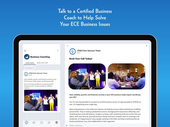 Child Care Success Hub iPad screenshot 2 - Business app