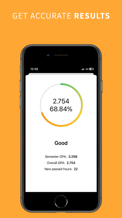 UNI Grade Calculator Screenshot