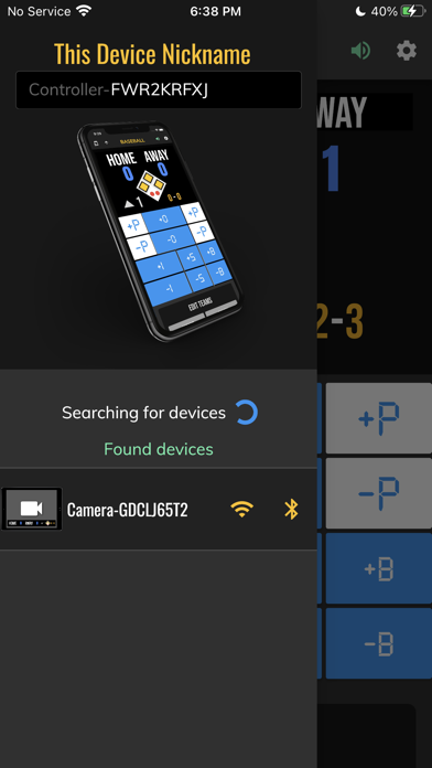 Screenshot #2 pour BT Baseball Controller