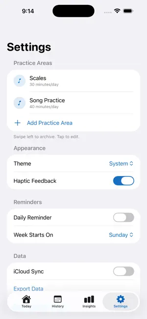 Piano Practice Log screenshot 4