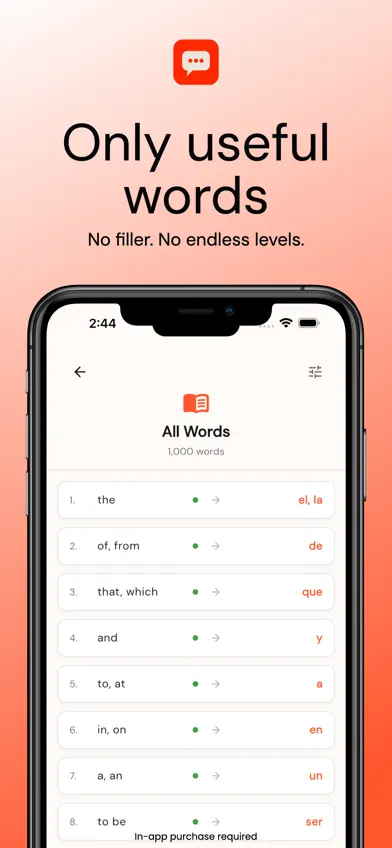 1,000 Spanish Words screenshot 2