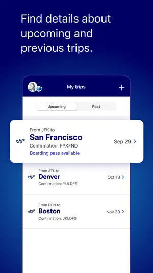 JetBlue screenshot 4