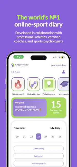 SPORTIVITY: sport tracker screenshot 1