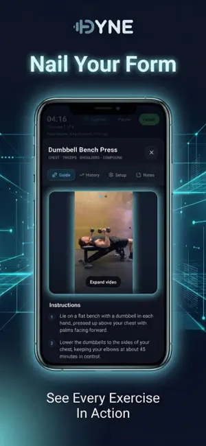 Dyne Fitness AI screenshot 2