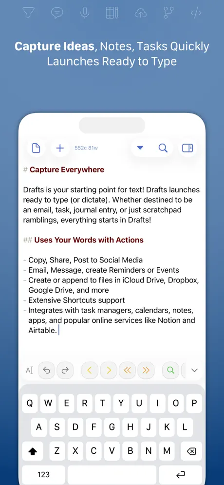 Drafts screenshot 1 of 6