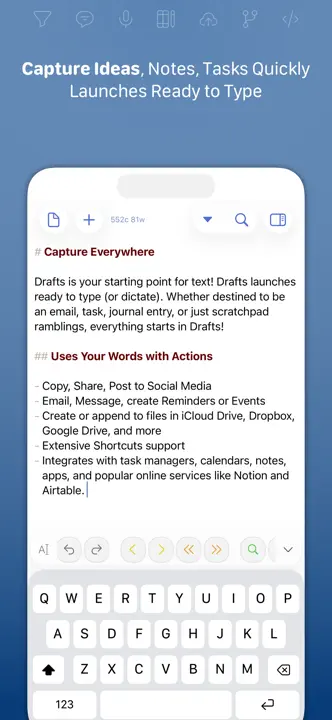 Drafts: Screenshot 1 von 7