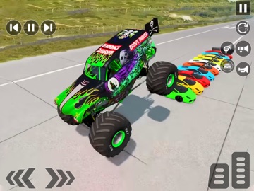Truck Stunts Monster Driving iPad screenshot