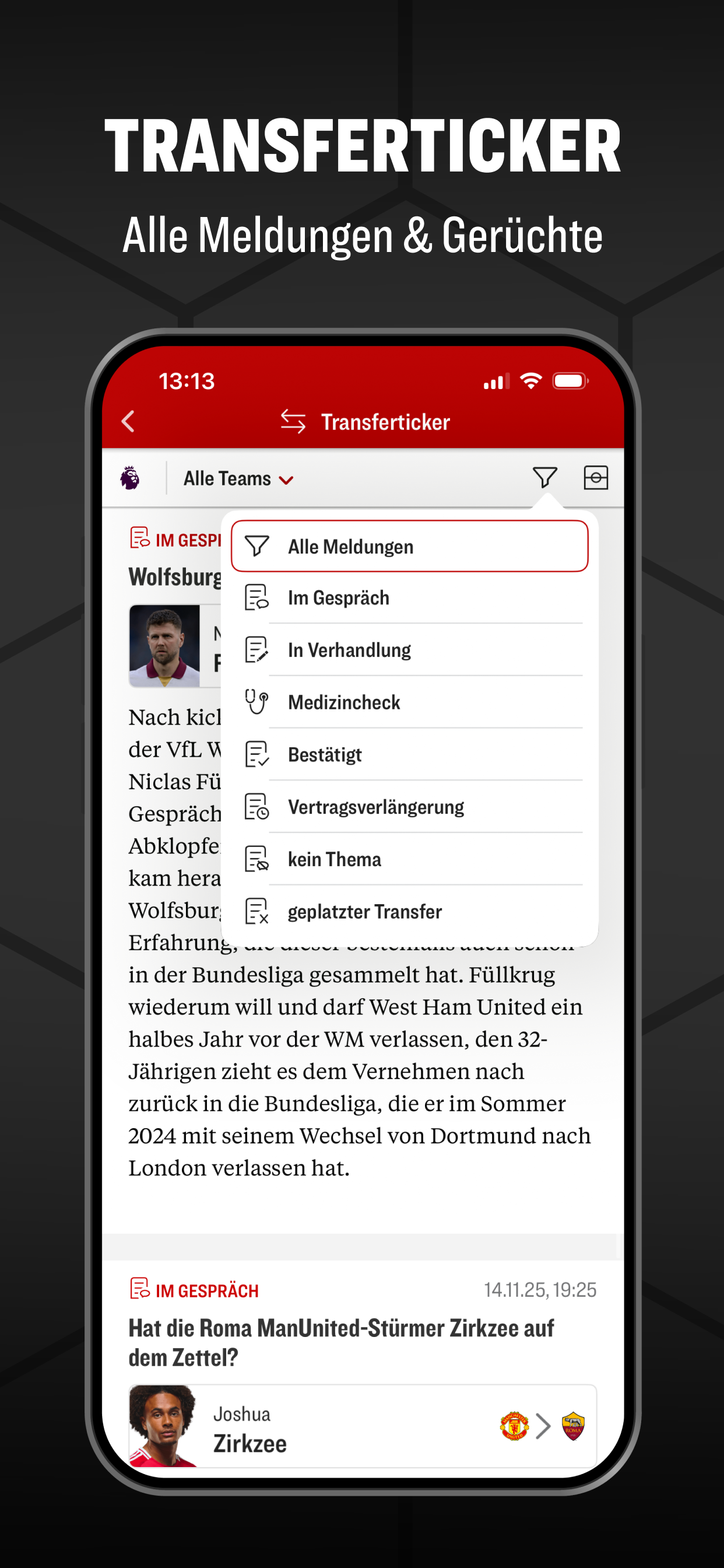 kicker Fußball News