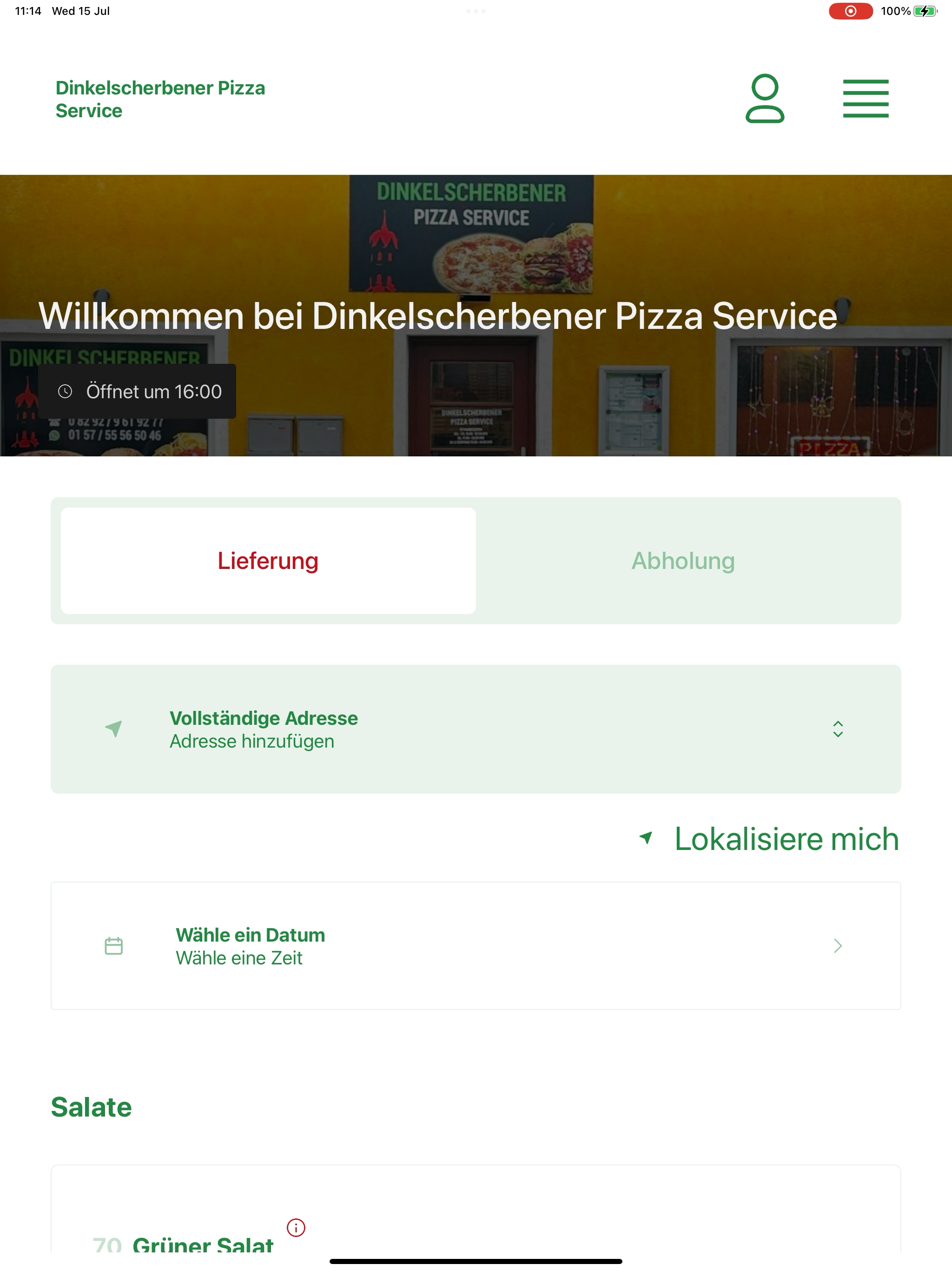 Dinkelscherbener Pizza Service screenshot 13