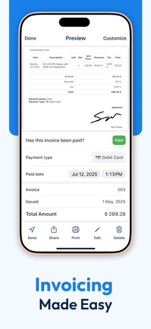 Create Invoice: Estimate Maker screenshot