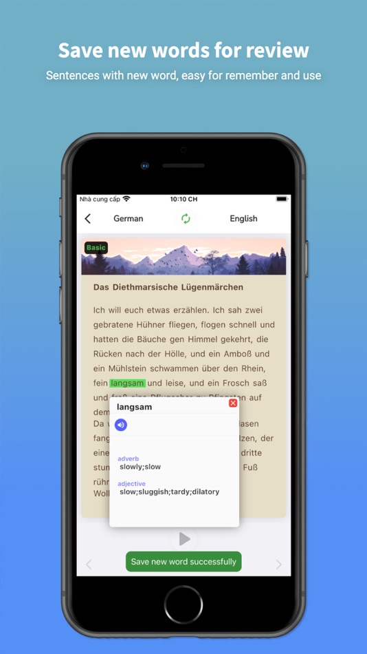 #6. German Translator & Learn + (iOS) 由: AmazinPro