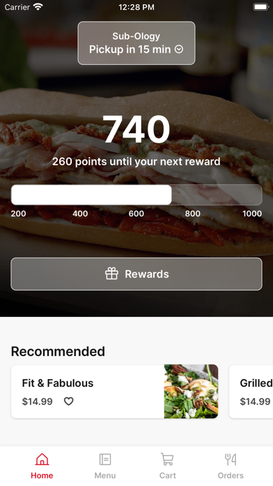 Sub-Ology iPhone screenshot 1 - Food & Drink app