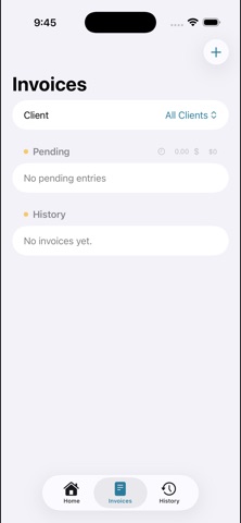 Consulting Time Management screenshot