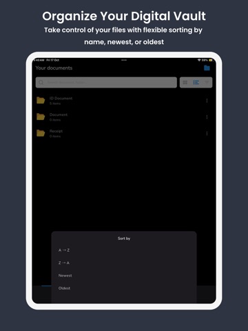 Document Scanner Offline Vault iPad screenshot