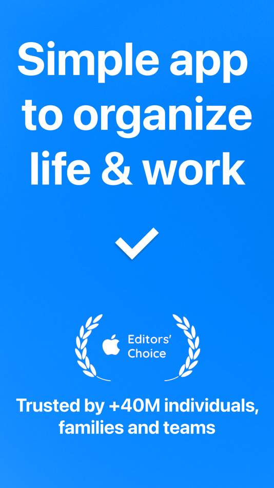 #1. Any.do: To do list & Planner (iOS) By: Any.DO