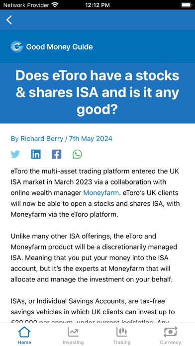 Good Money Guide Screenshot