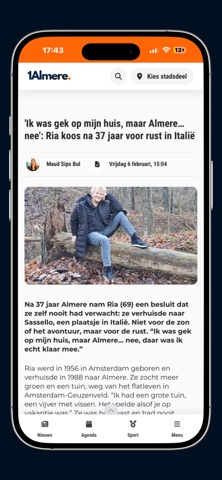 1Almere - Lokaal Nieuws iPhone screenshot 5