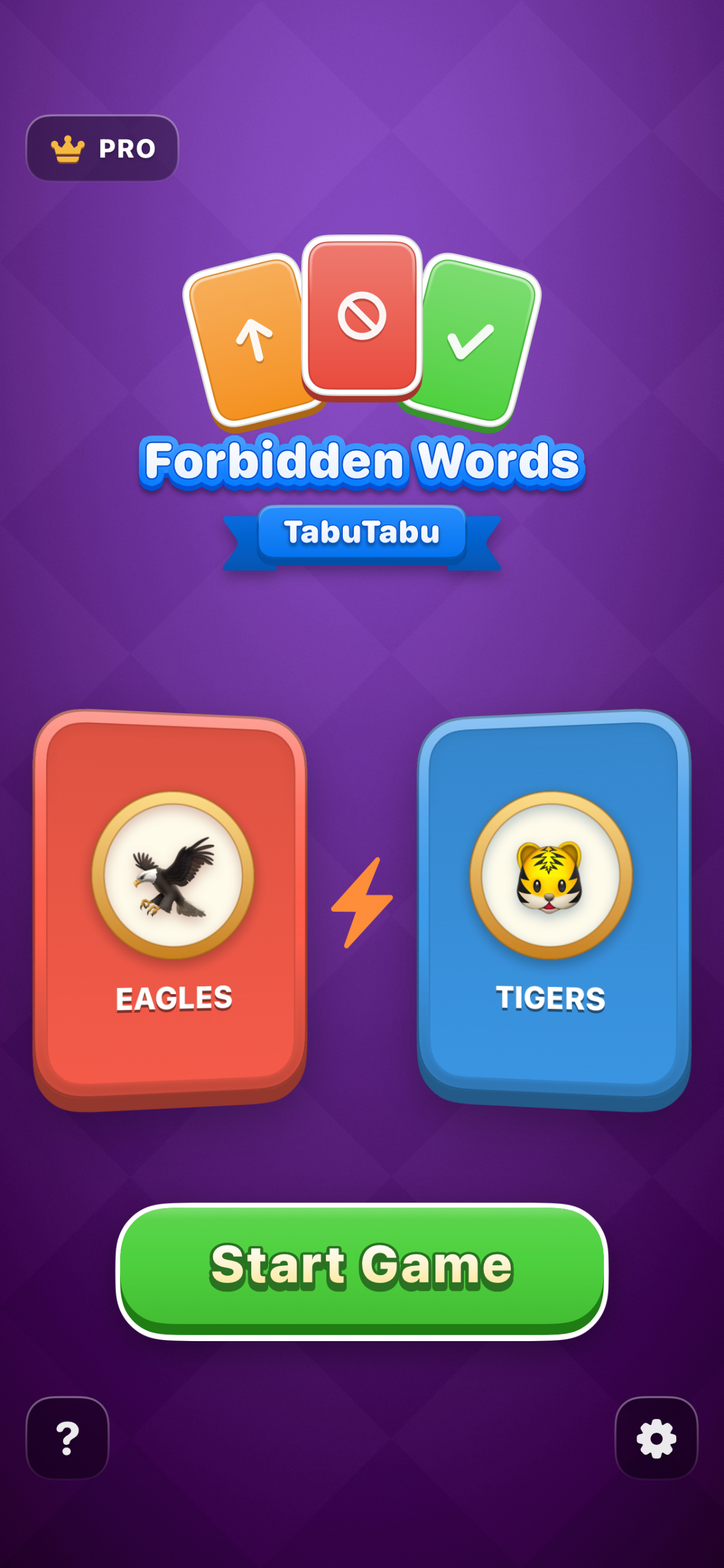 Forbidden Words Game: TabuTabu screenshot 2