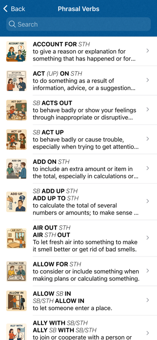 Phrasal Verbs in Action Screenshot 3 of 5