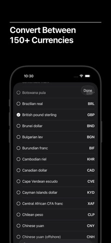 Simple: Currency Converter Screenshot 6 of 7