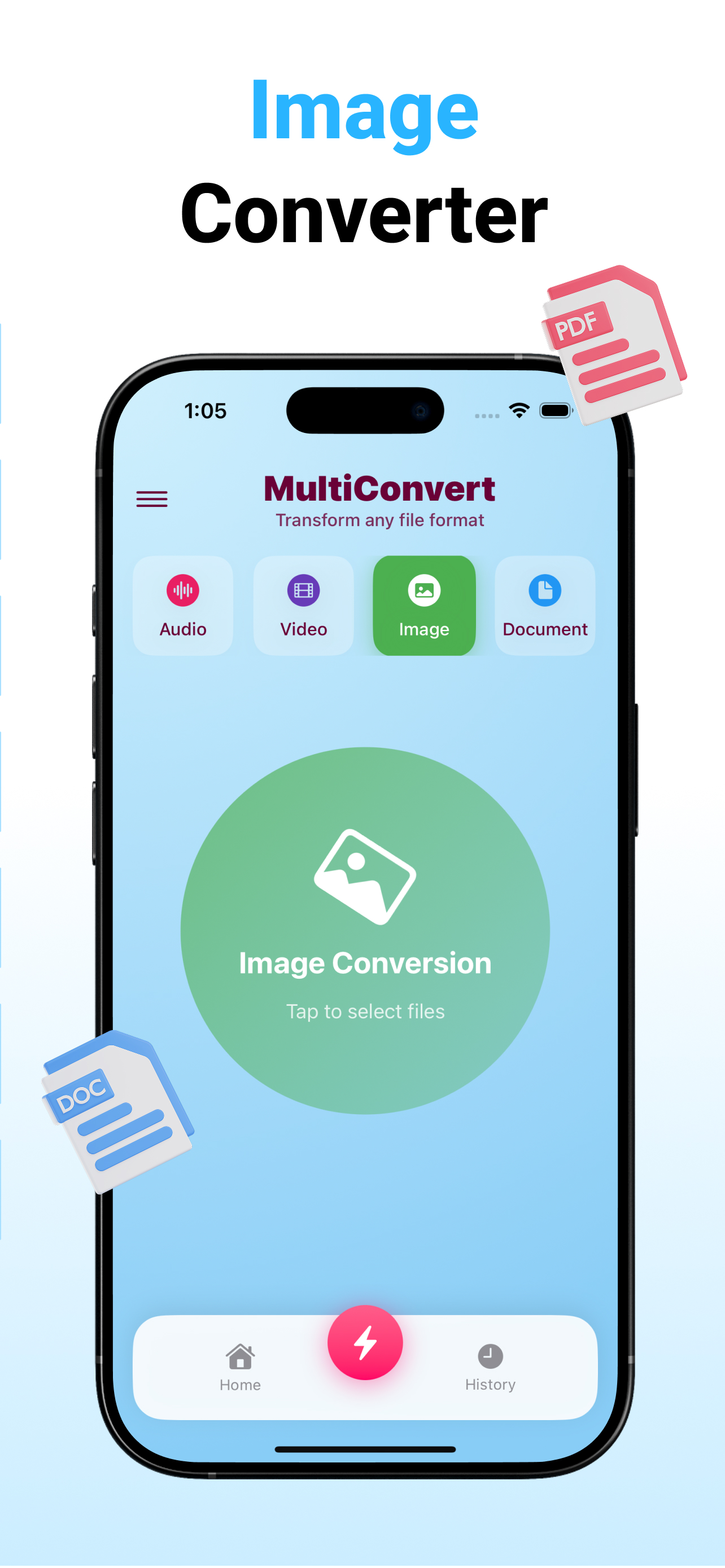 Image Converter to JPG PNG PDF