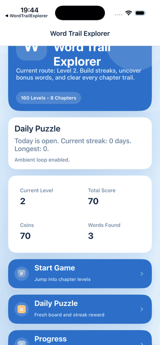 Word Trail Explorer Screenshot 1 of 3