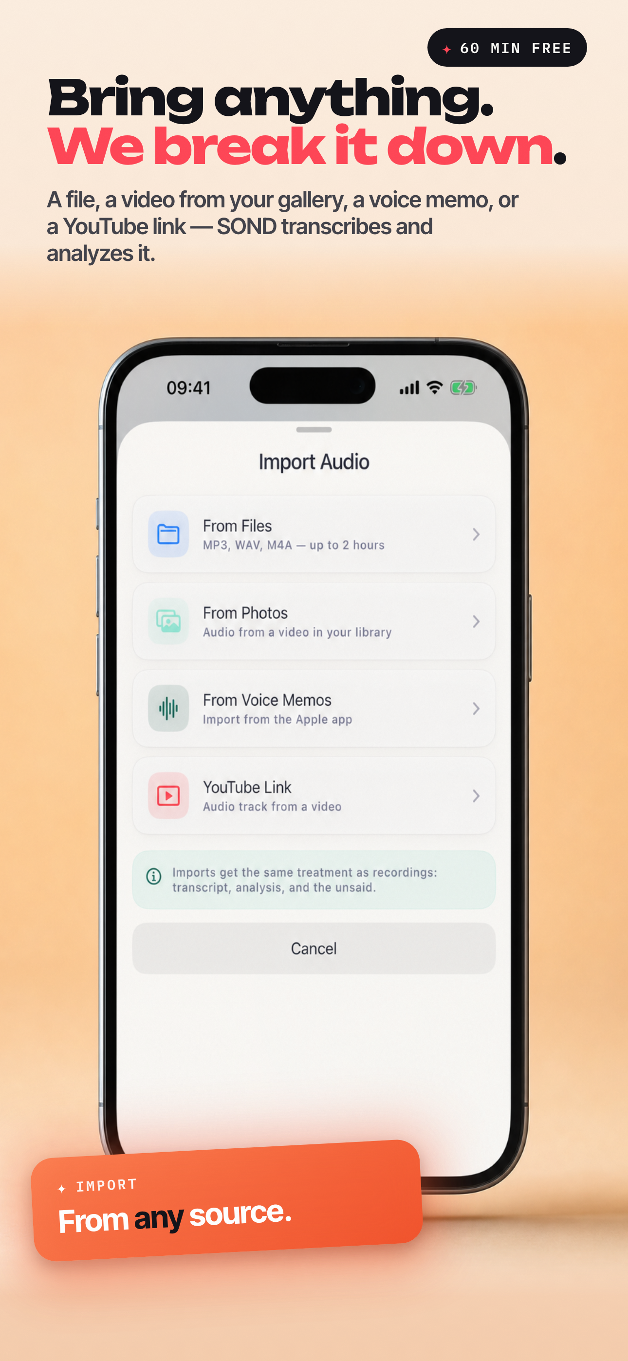 SOND - Voice Memos with AI screenshot 7