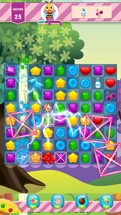 Bee Rush: Match 3 Candy Puzzle