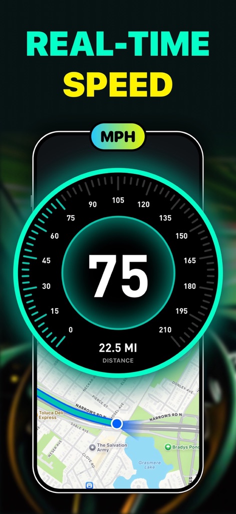 Speedometer: MPH Tracker - Navigation App | MWM