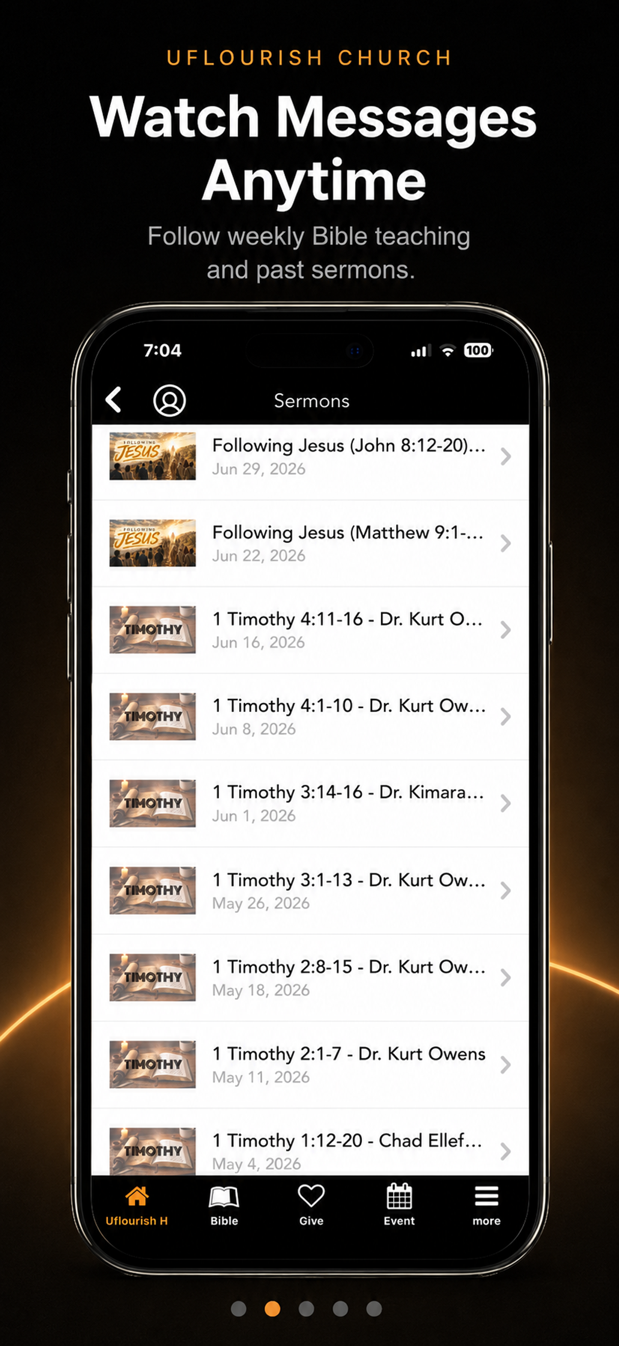 Uflourish Church App screenshot 3
