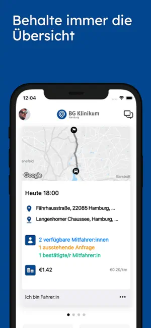 BG Ludwigshafen Carpool screenshot 4