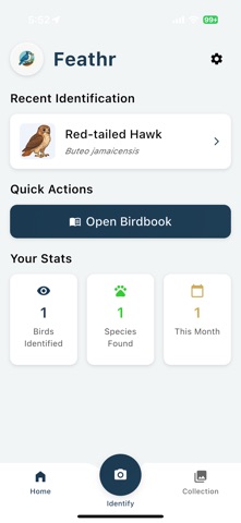 Feathr: Bird Identifier Screenshot 1 of 3