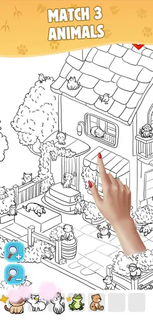 Hidden Animals Match Puzzle screenshot 2