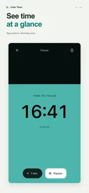 Color Timer - Visual Countdown screenshot 1