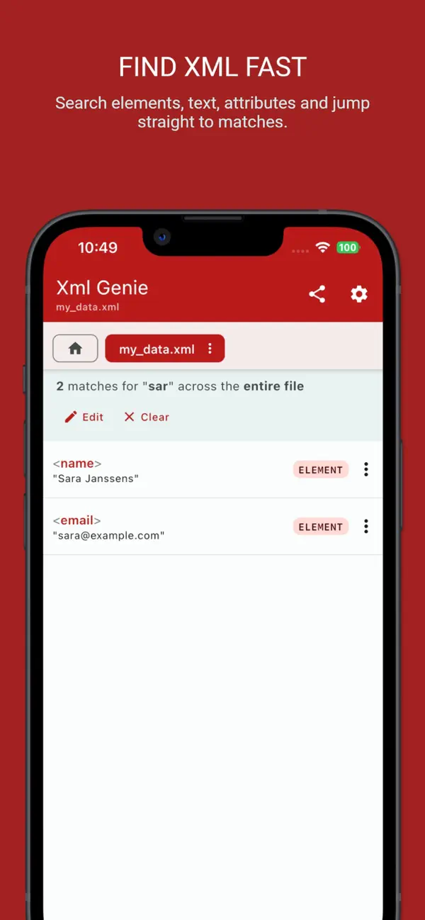 #4. Xml Genie: XML Viewer & Editor (iOS) Bởi: Tommy Uytterhaegen