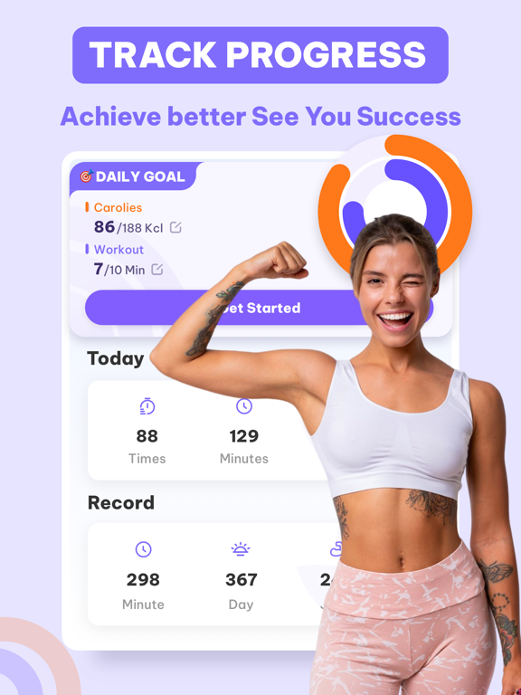 Daily Yoga: Yoga for Fitness® iPad app afbeelding 9