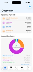 Financial Payment Tracker screenshot