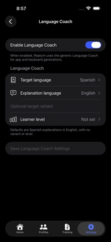 Replynt iPhone screenshot