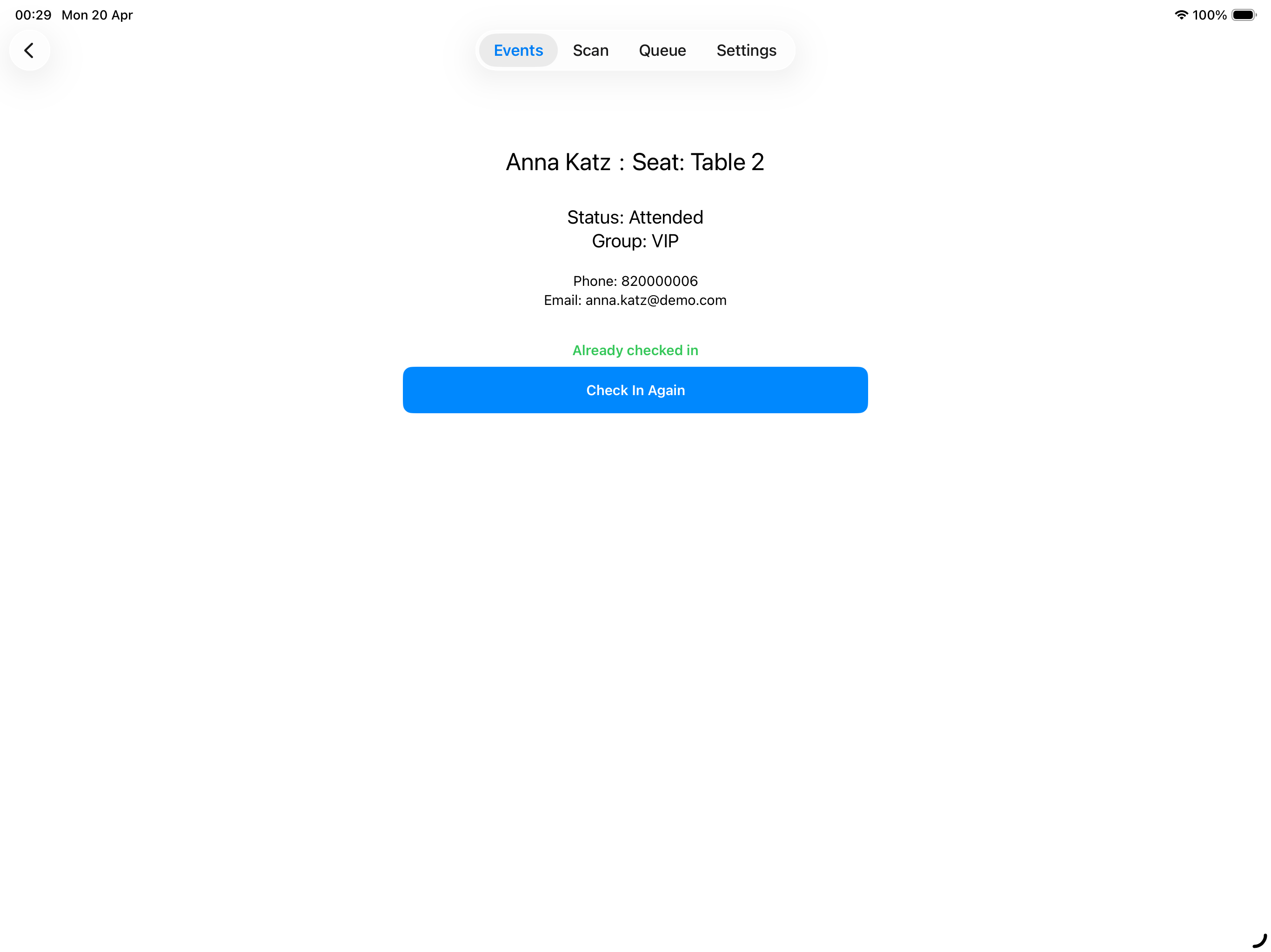 Jonamo Check-In screenshot 18