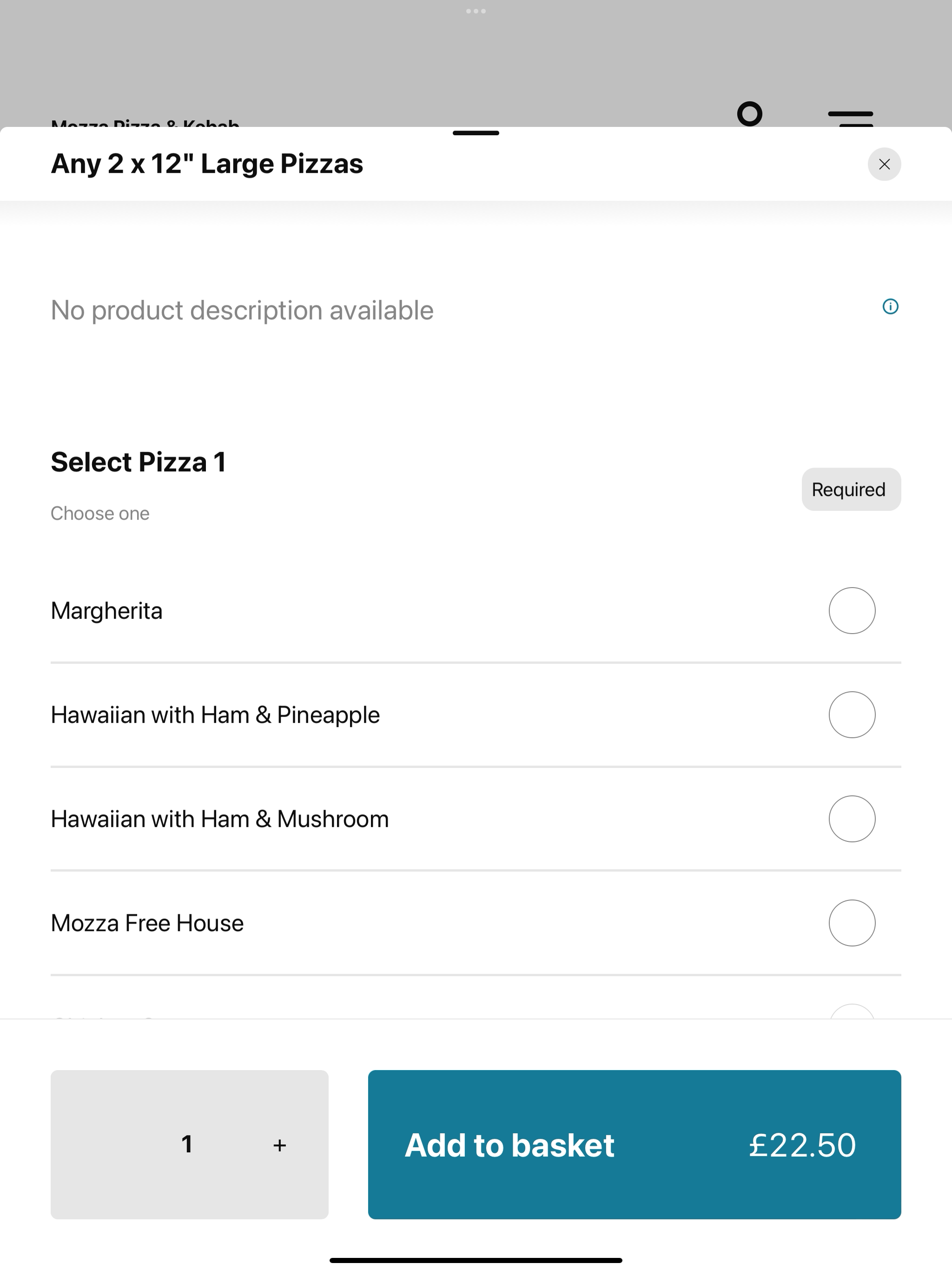 Mozza Pizza & Kebab