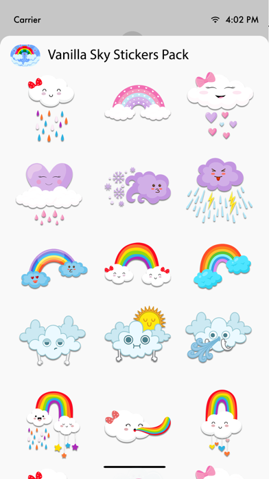 Screenshot #2 pour Vanilla Sky Stickers Pack