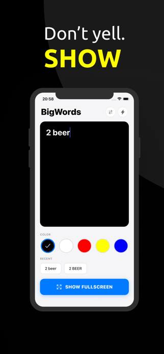 BIG - WORDS Screenshot 1 of 4
