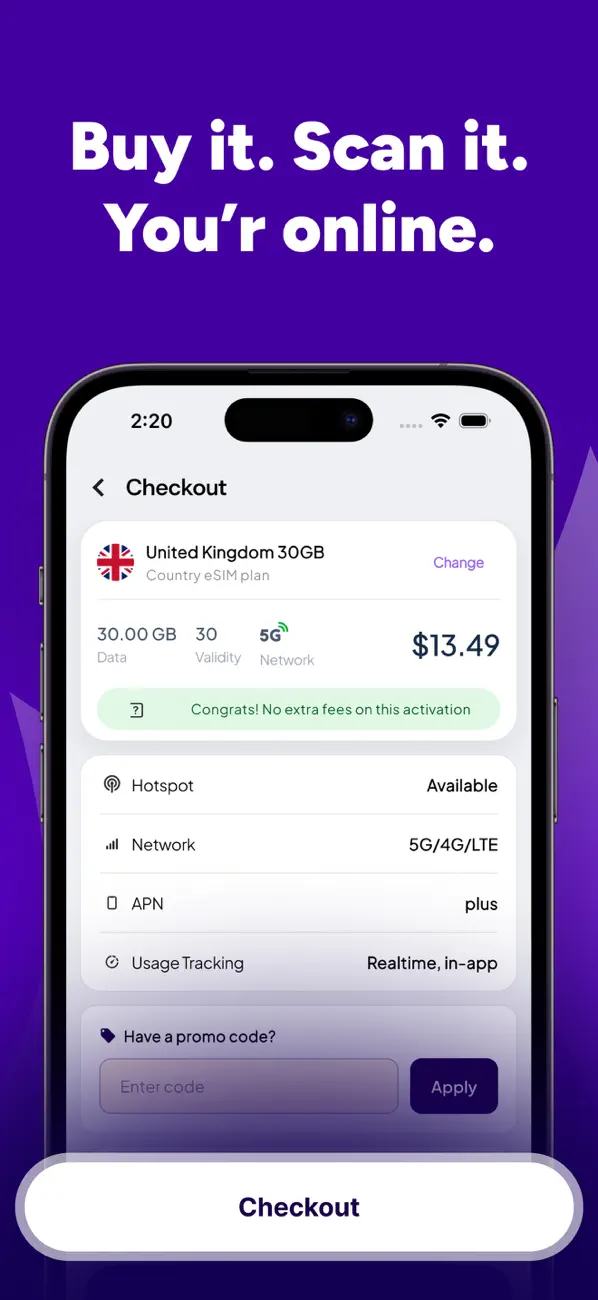 Screenshot #3 pour SignalSide: Travel eSIM Data