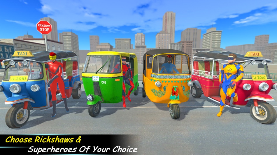 #3. Tuk Tuk Rickshaw Driving Game (iOS) 由: Rizwan Aftab