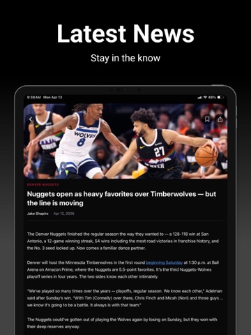 Denver Sports iPad screenshot